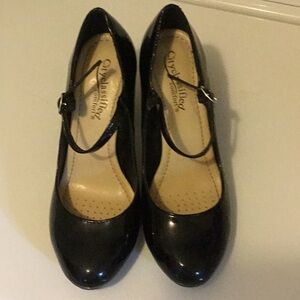 Cityclassified, Patent leather Mary Jane’s platform heels